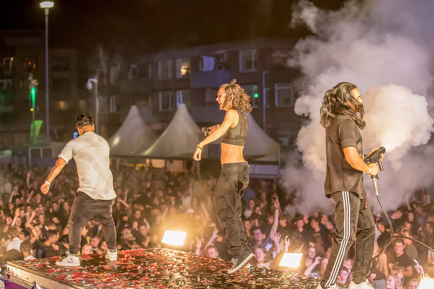 Sfeerbeeld van een festival in Ede