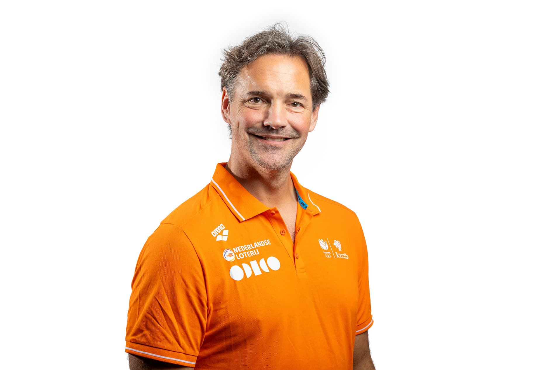 Portret van een speler van TeamNL Waterpolo